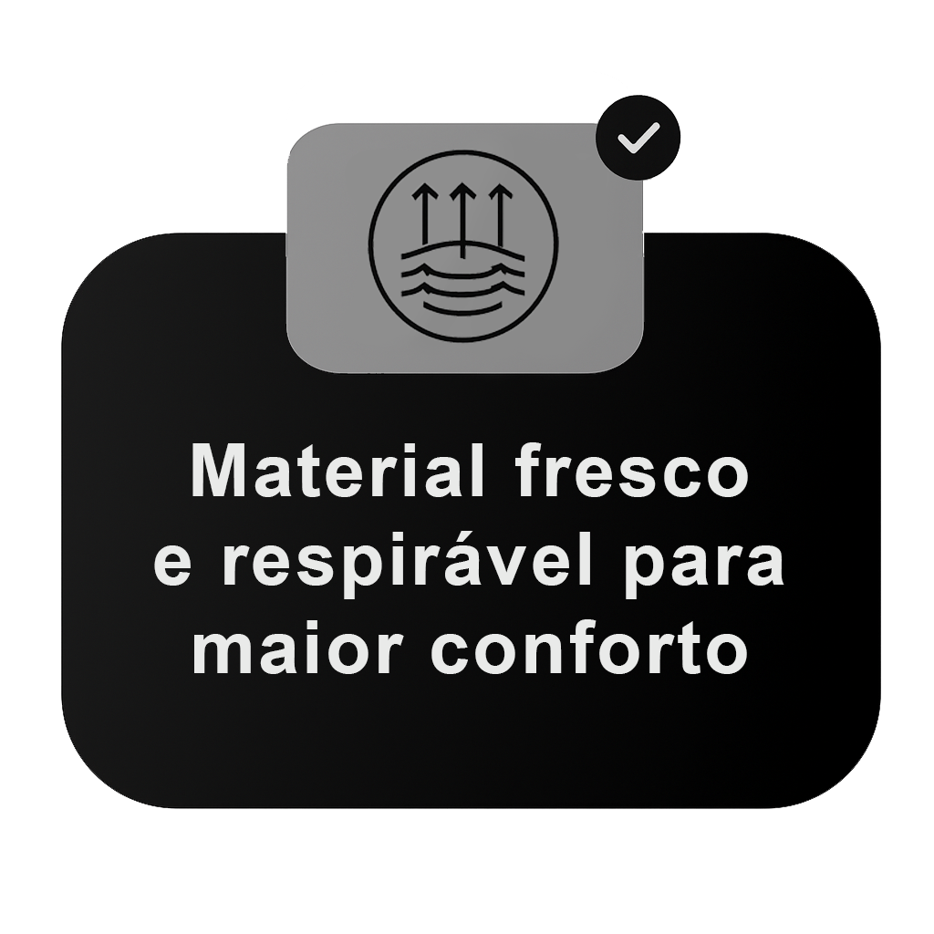 Material fresco e respirável